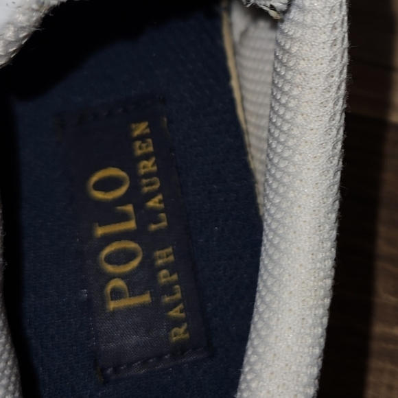 RALPH Lauren Polo White   Toddler Size 11 Velcro Shoes - Picture 2 of 4